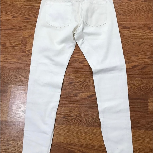 Represent Clo. Hand Destroyed White Denim Jean - Picture 3 of 5